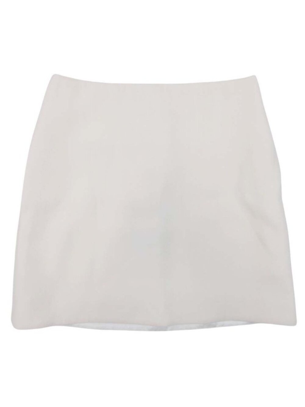 Louis Vuitton Trapezoid Silhouette Mini Skirt Short Length Ivory 34